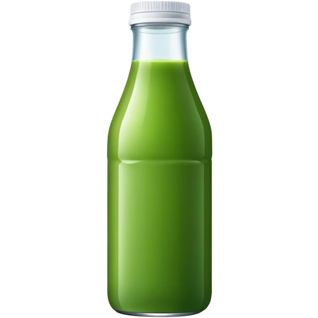 Green juice bottled emoji
