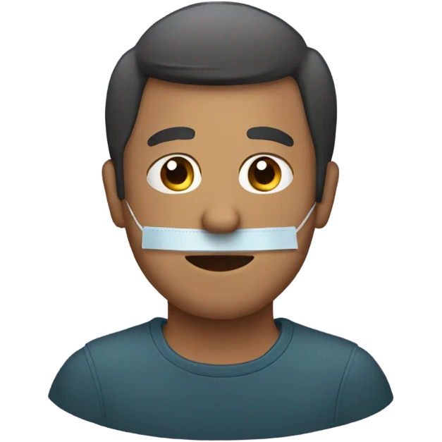 Father with mask emoji