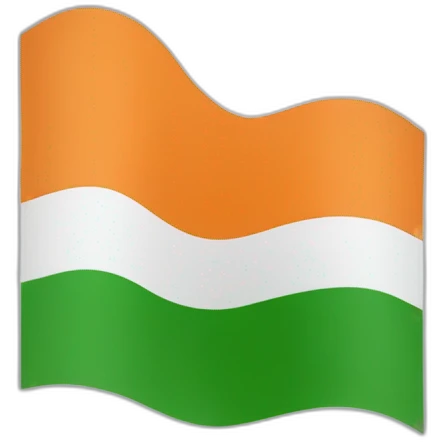 india flag no pole emoji