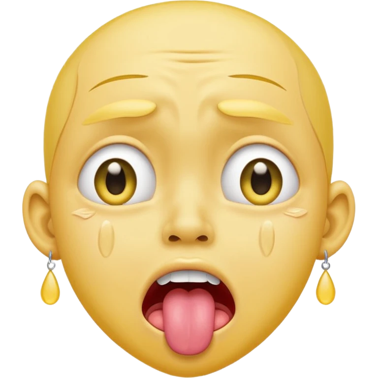 ugly pleading with eyes yellow emoti ib🥺👀 emoji with tongue out emoji