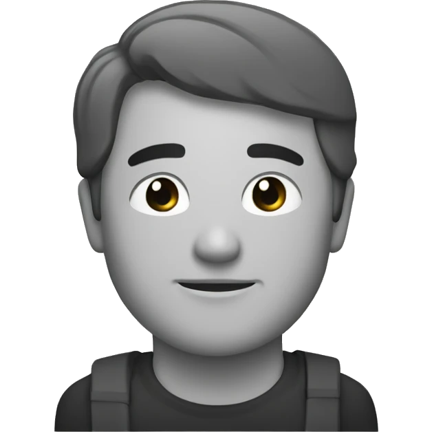 Homme avec une machoire carre emoji