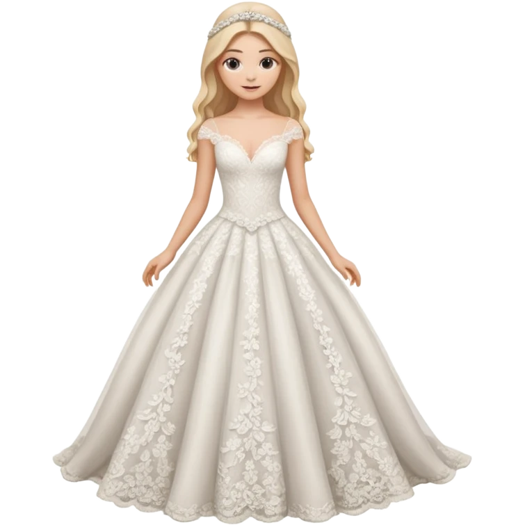 nicole peltz with wedding dress emoji