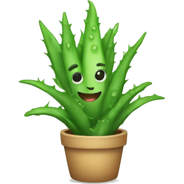 aloe Character cute emoji