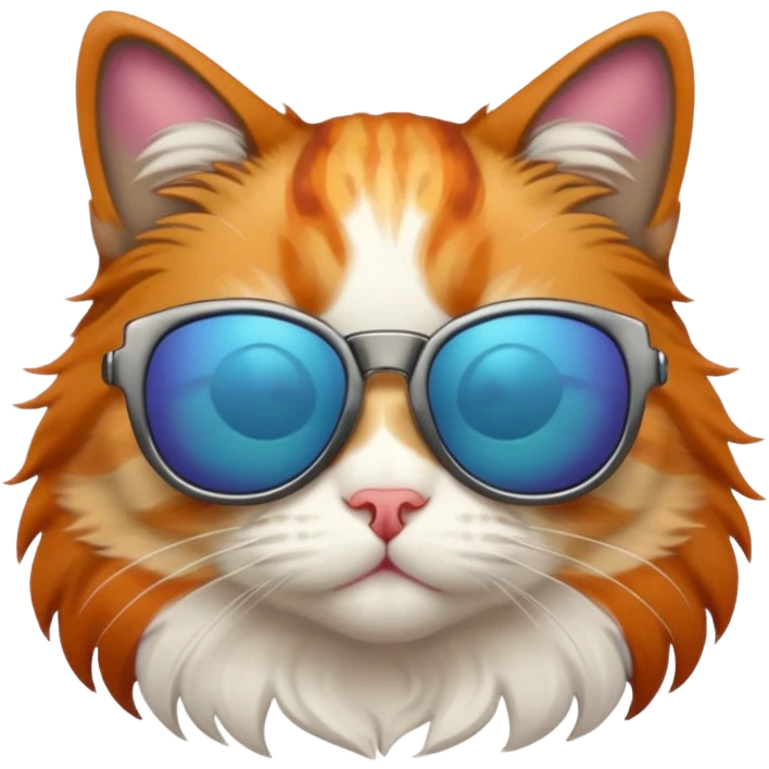 Cat wearing sunglasses emoji