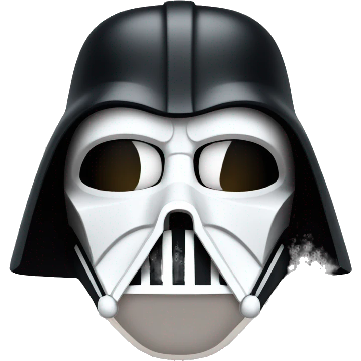 white mask darth vader emoji
