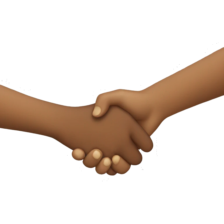 people doing holding hands around the web emoji