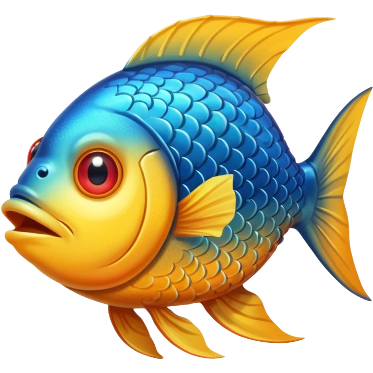 3 eyed fish with the number 10000 in it emoji