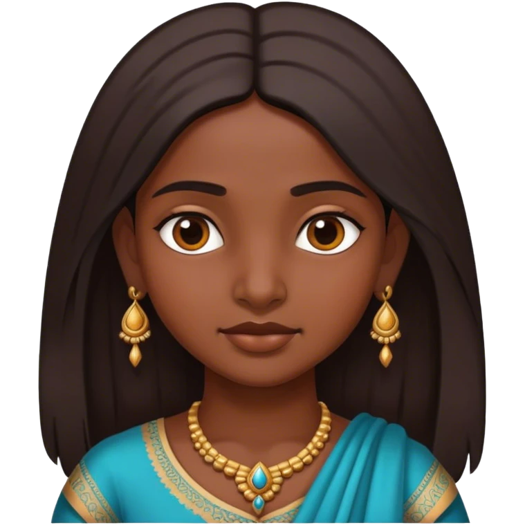 Indian girl  emoji