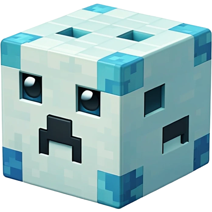 Minecraft block with texture emoji