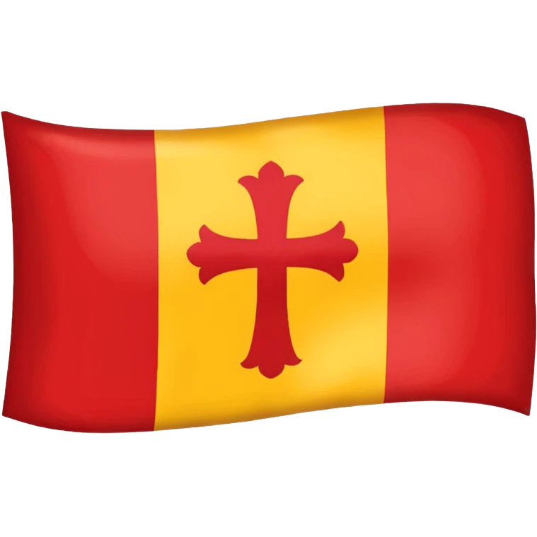drapeau Lorraine jaune et rouge emoji