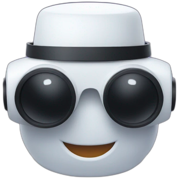 snowman in vr headset emoji