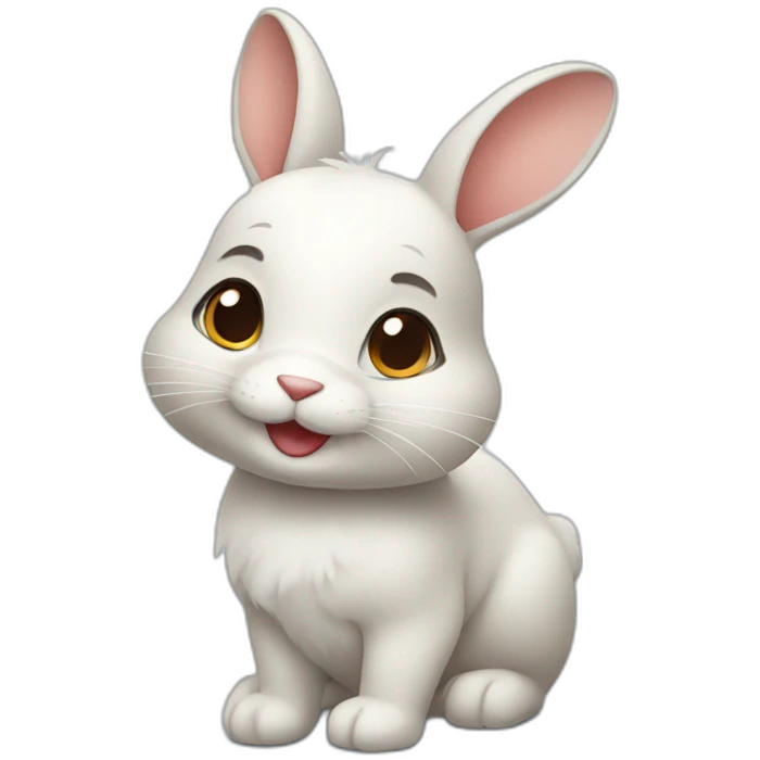 Cute little Rabbit  emoji