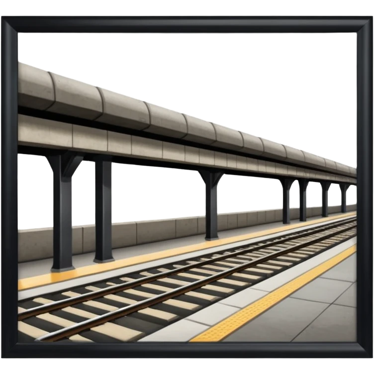 TRAIN PLATFORM emoji