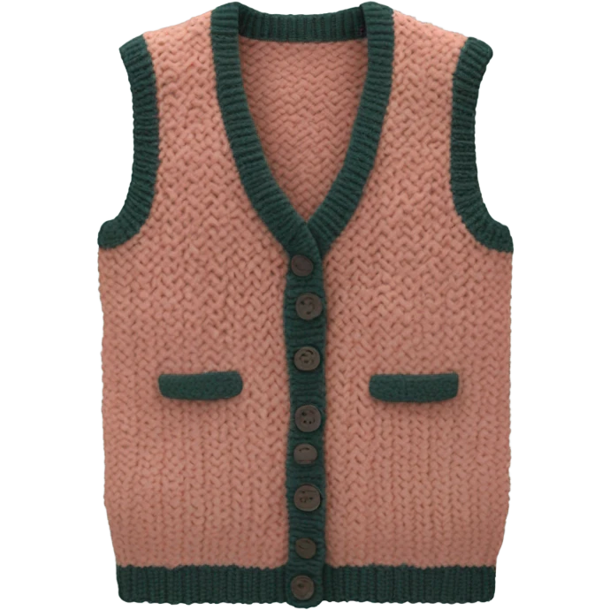 Knitted vest emoji