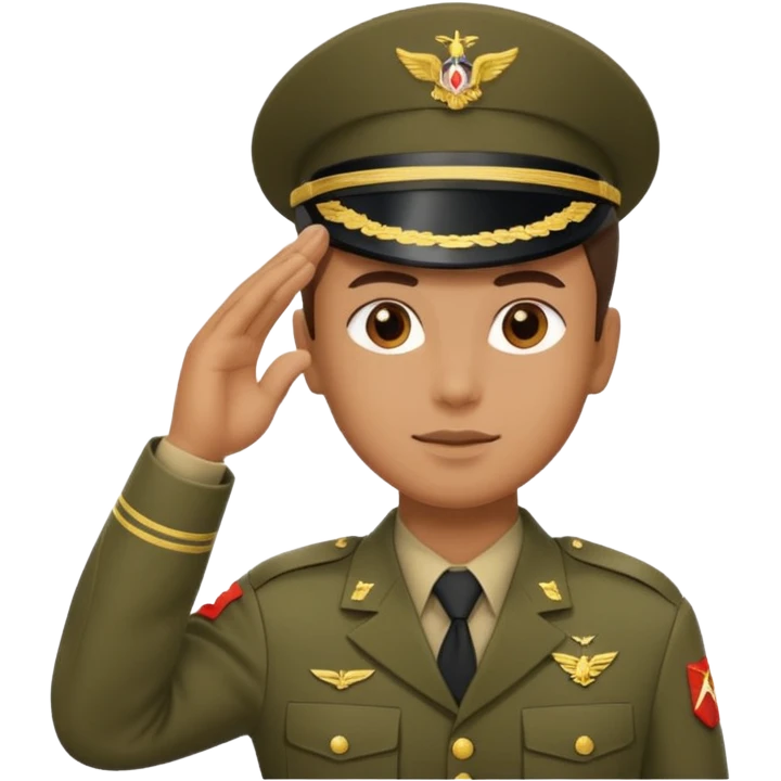 military salute emoji