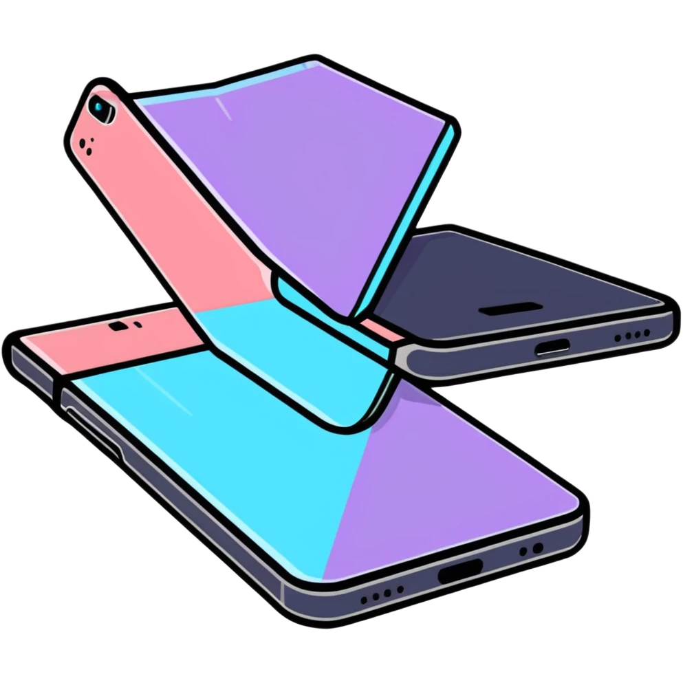 foldable holographic smartphone technology from 2025 emoji