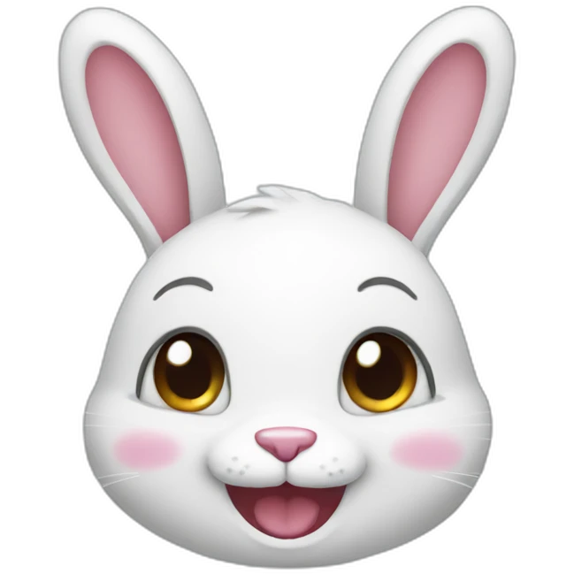 bunny smiling emoji