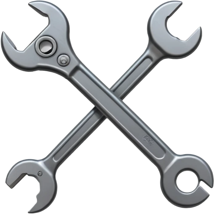 wrench black emoji