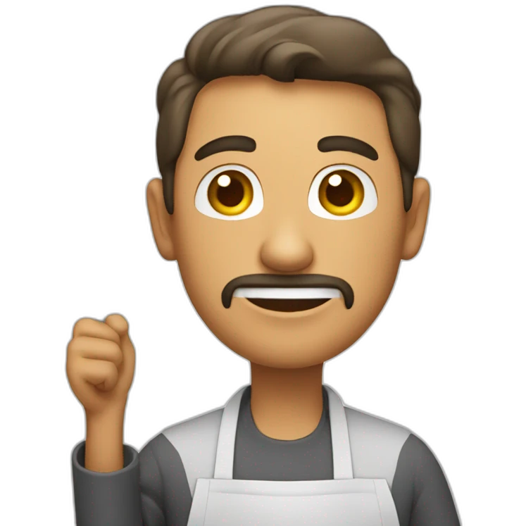 Hombre cocinando emoji