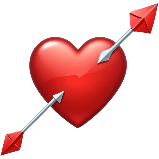 Heart-shaped arrow emoji
