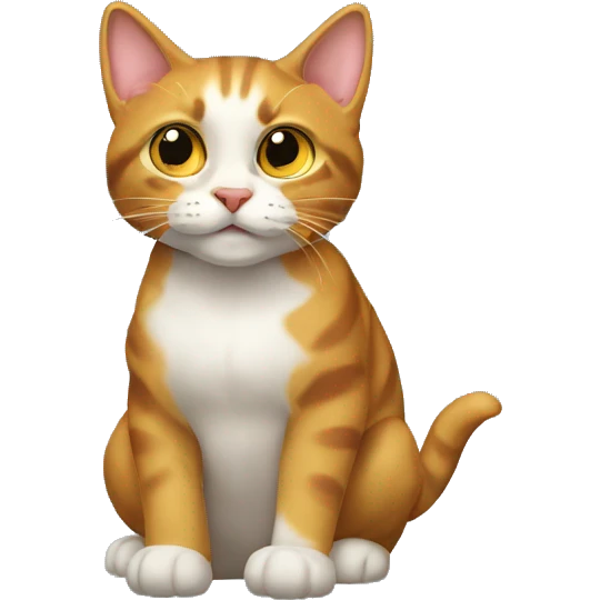 Красная кошка emoji