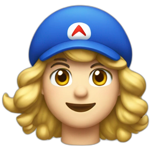 Mario as Taylor Swift emoji