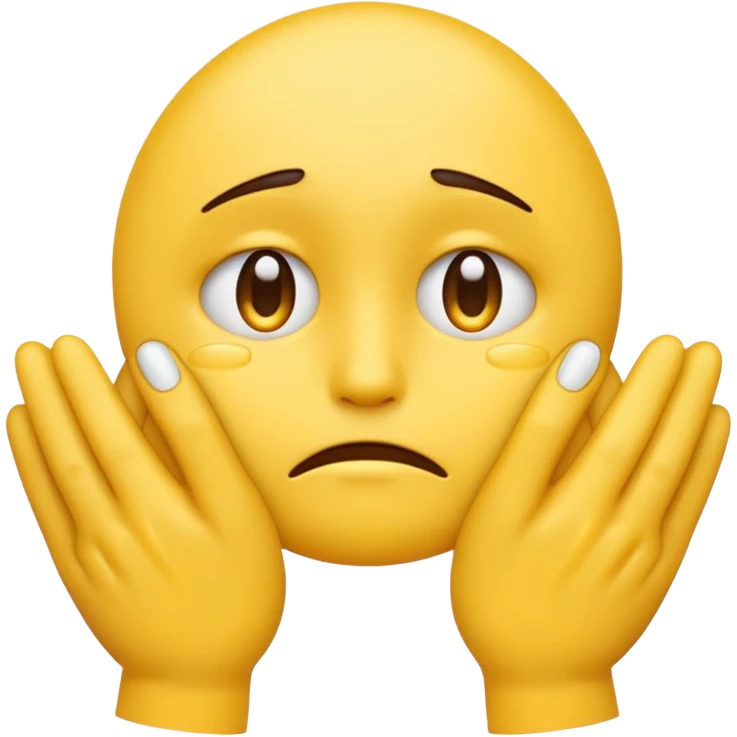 a sad emoji face praying emoji