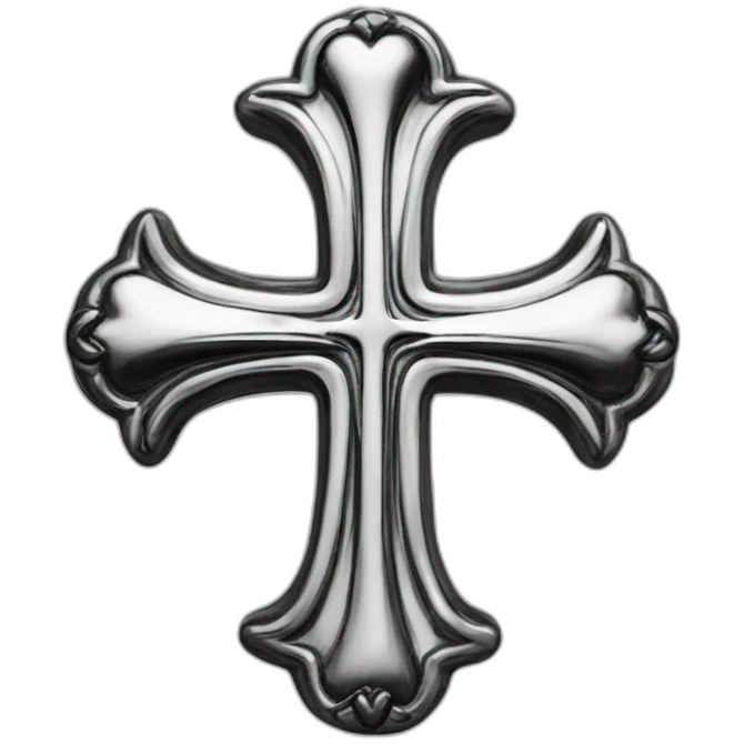 chrome hearts cross logo emoji