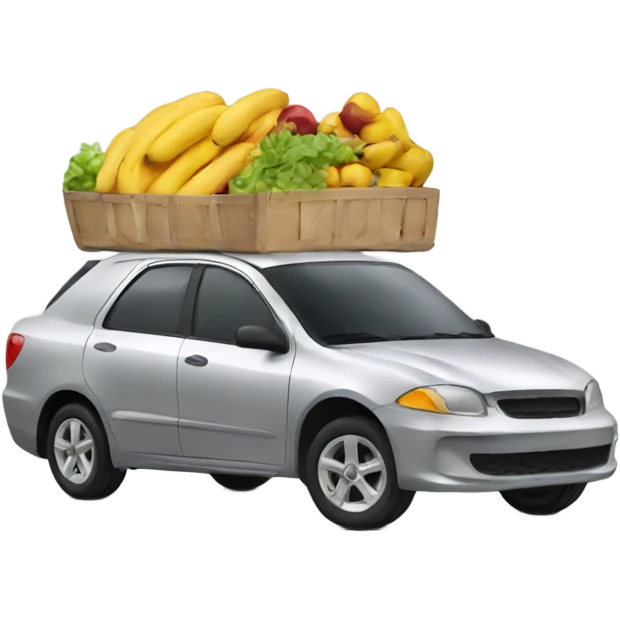 a super market car emoji
