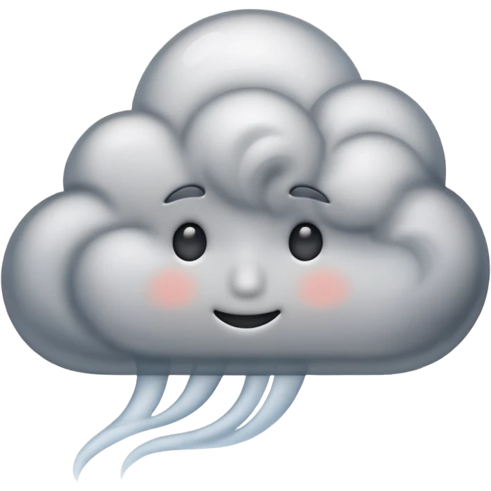 smoke coming out of a blunt emoji