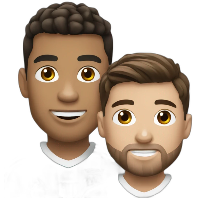 Ronaldo et messi emoji