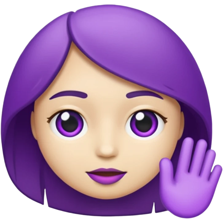 news white and purple emoji