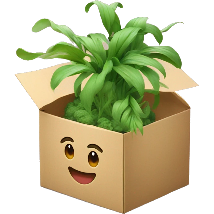 plants bloom in a Chinese noodle box


 emoji