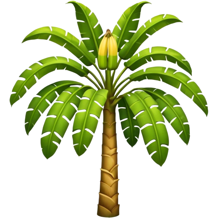 Banana tree, negative:banana. emoji
