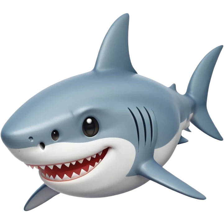 SHARK HAPPY FACE emoji