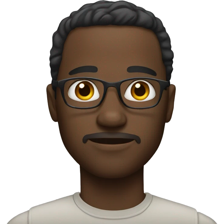 black man emoji