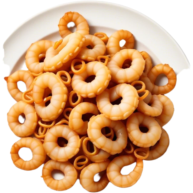 Fried squid Greek snack emoji