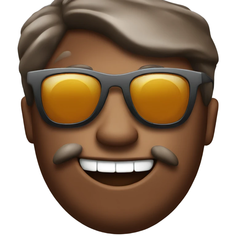Steak with sunglasses  emoji