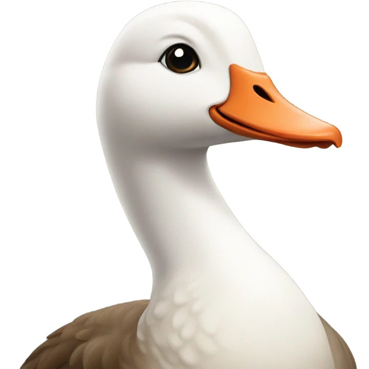a polite goose  emoji