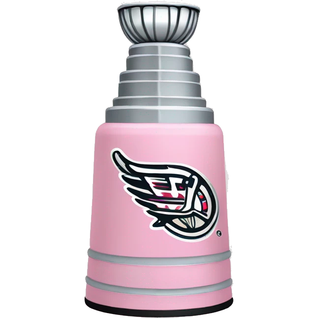 Cute light pink Stanley cup emoji