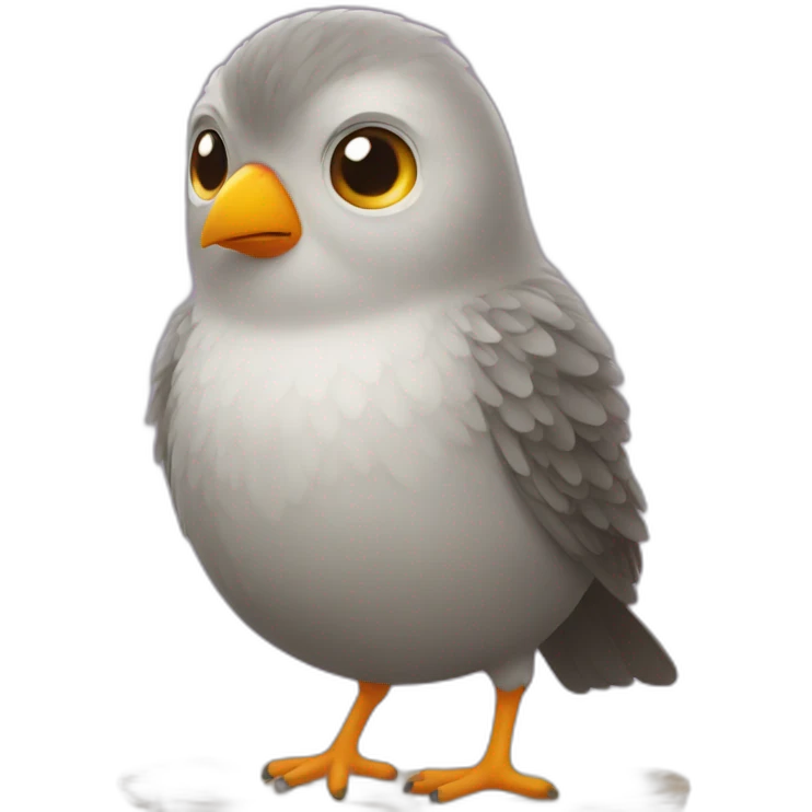 Duolingo bird super fat emoji