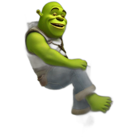 shrek climb on a tree emoji