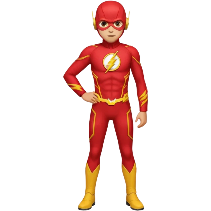 the flash standing emoji