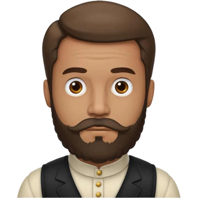 mutton chops beard emoji