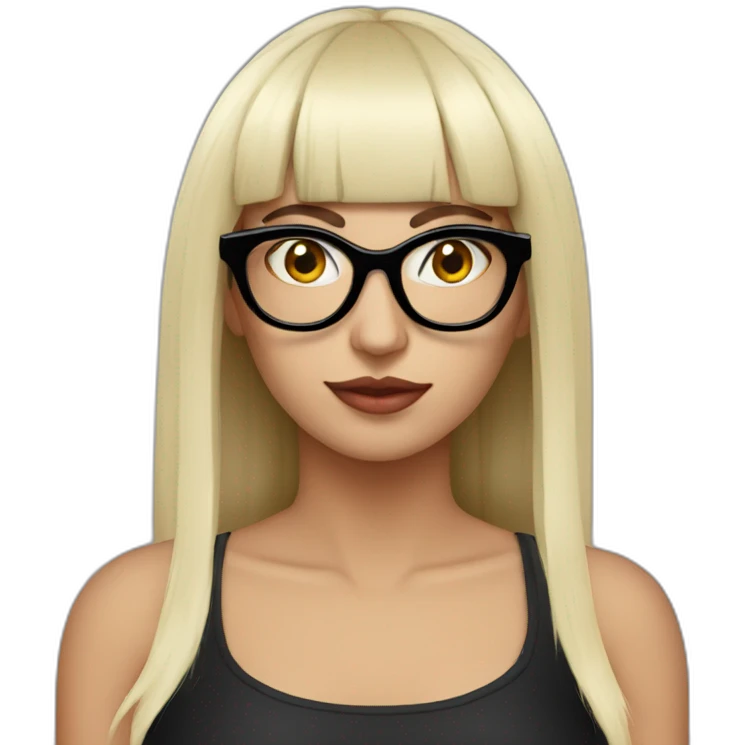 LadyGagawithredglasses emoji