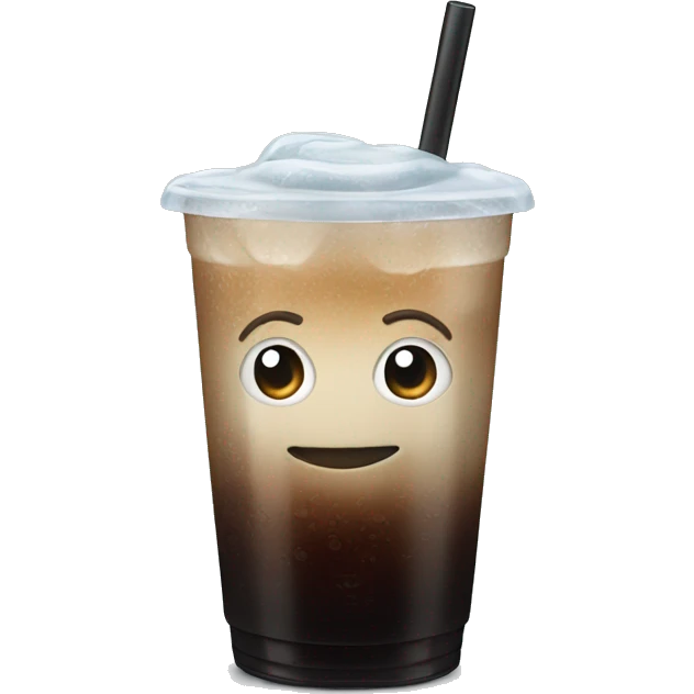 Iced americano black emoji