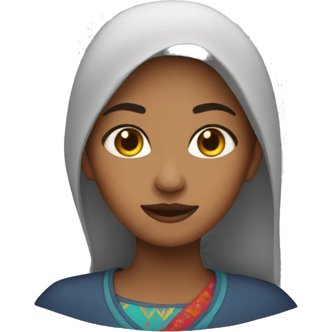 Kazah girl  emoji