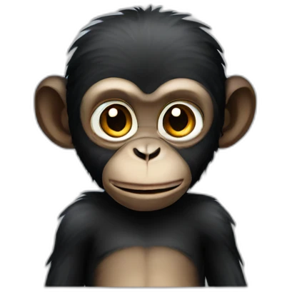 black monkey emoji