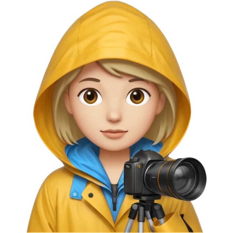 fotographer with rain coat

 emoji