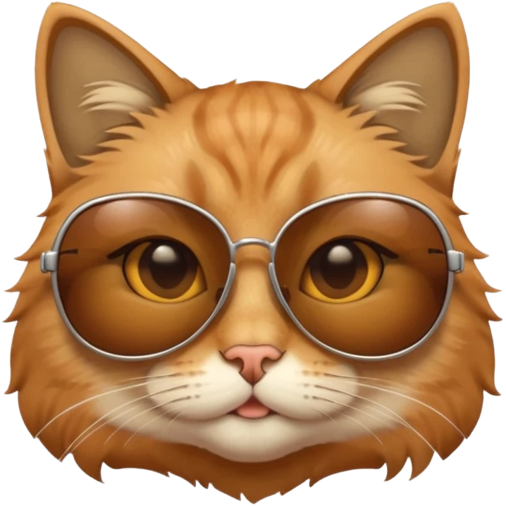 Cat wearing sunglasses emoji